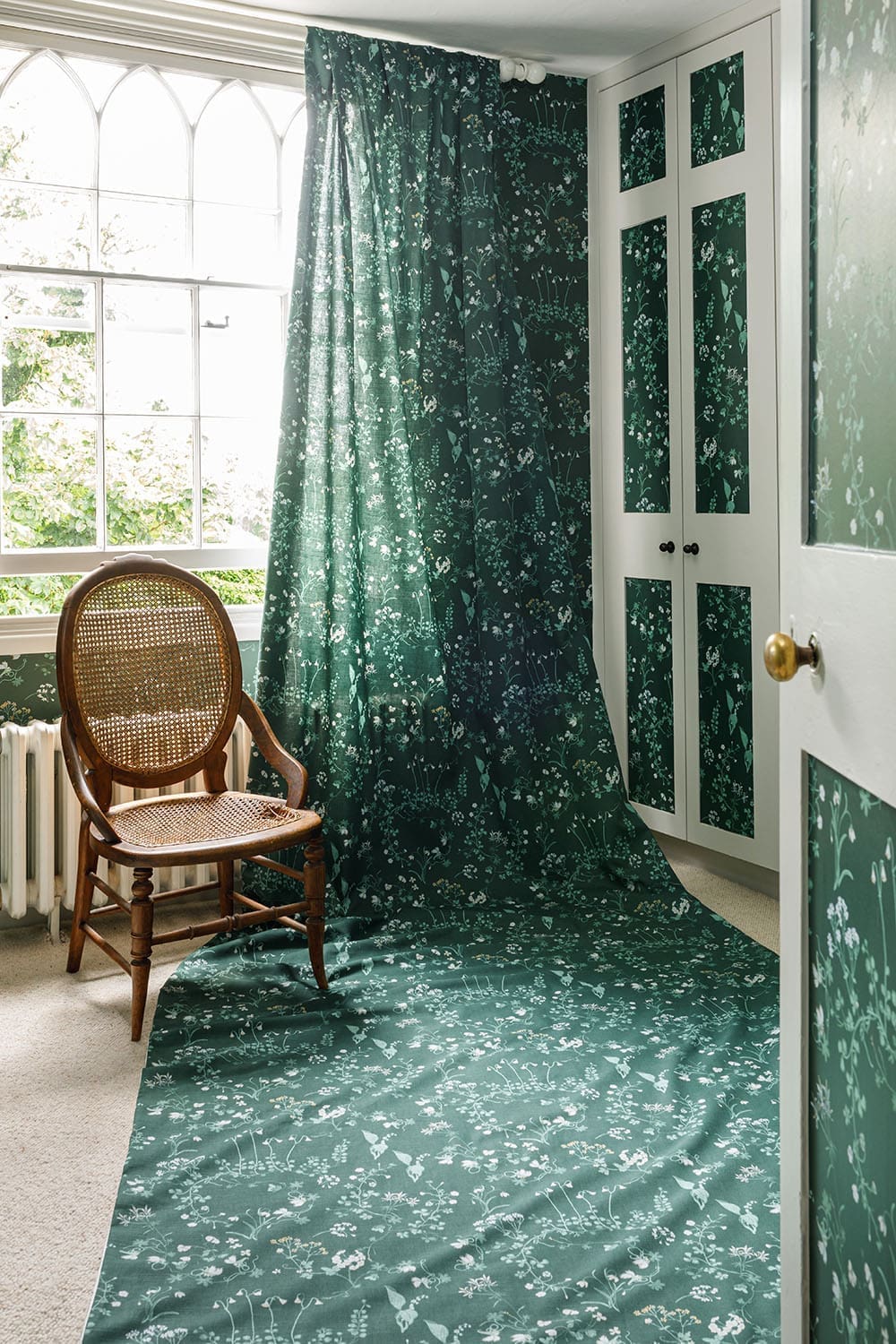 Botanica Fabric in Woodland Green by Barneby Gates