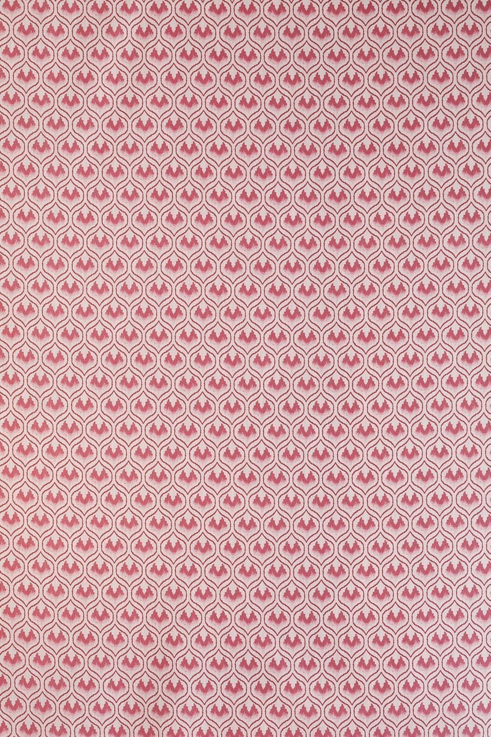 Ikat Heart Fabric in Oxblood by Barneby Gates
