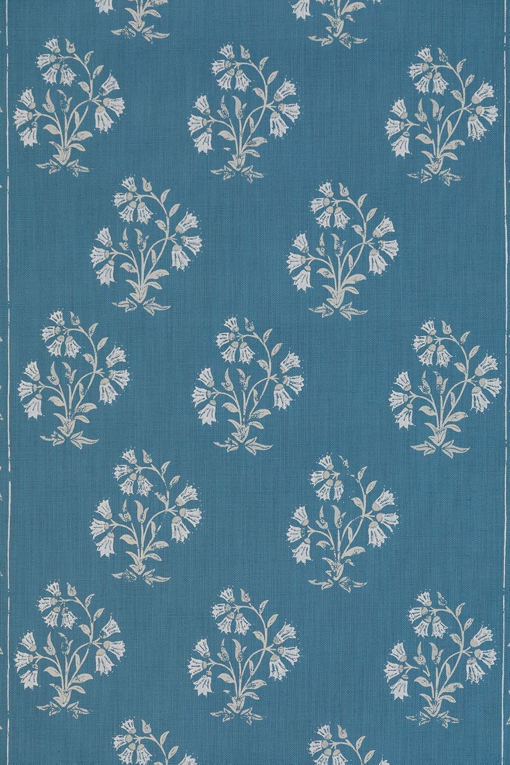 Maharani Block Print Fabric in Jaipur blue by Barneby Gates