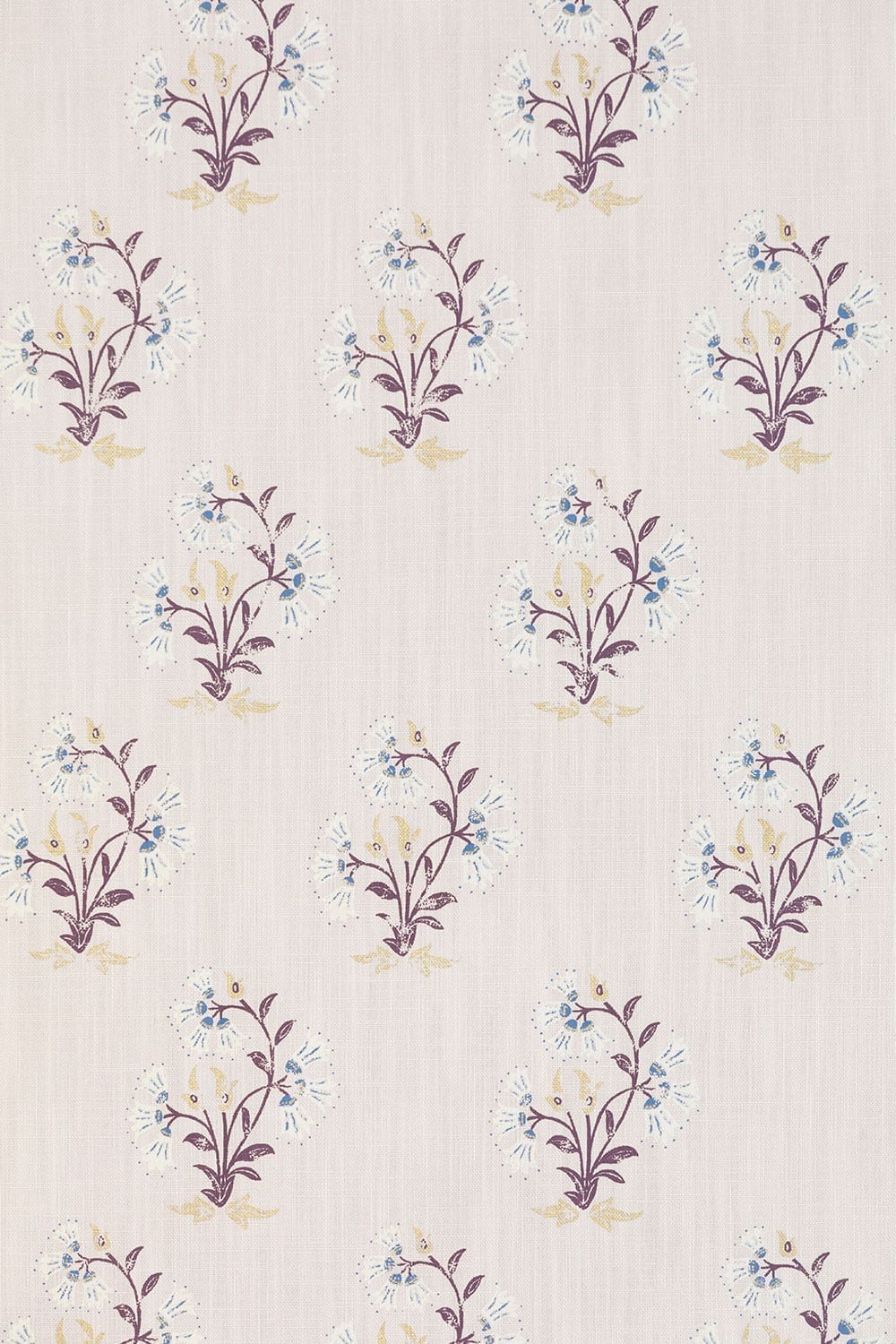 Maharani Block Print Fabric in Rajasthani plaster by Barneby Gates