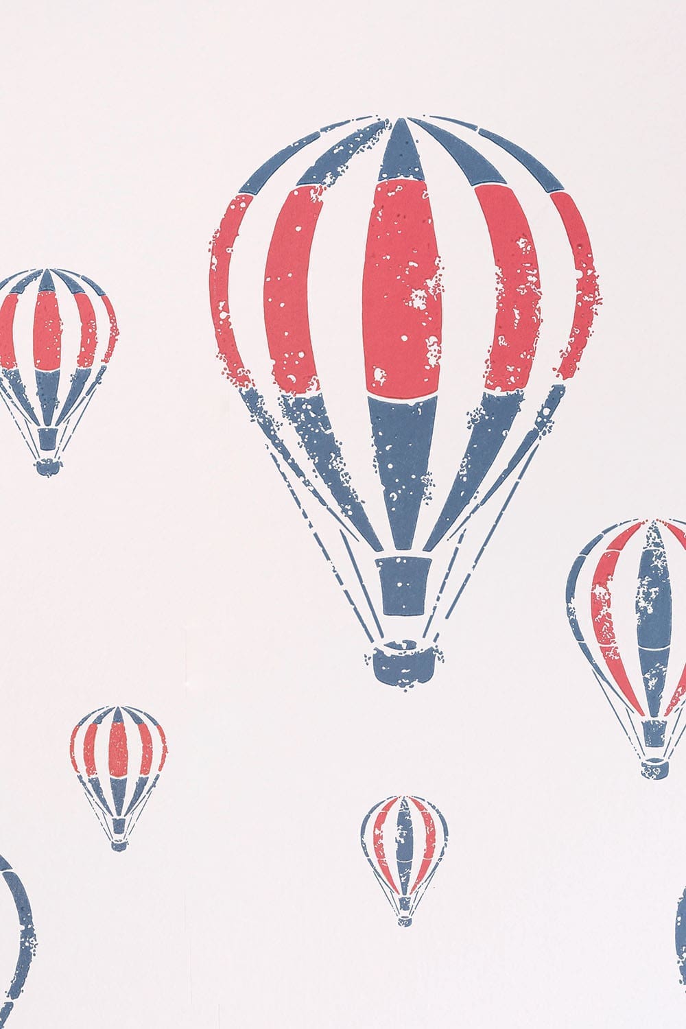 Hot Air Balloon Wallpaper in Red / White / Blue by Barneby Gates