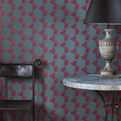 Red on Gunmetal