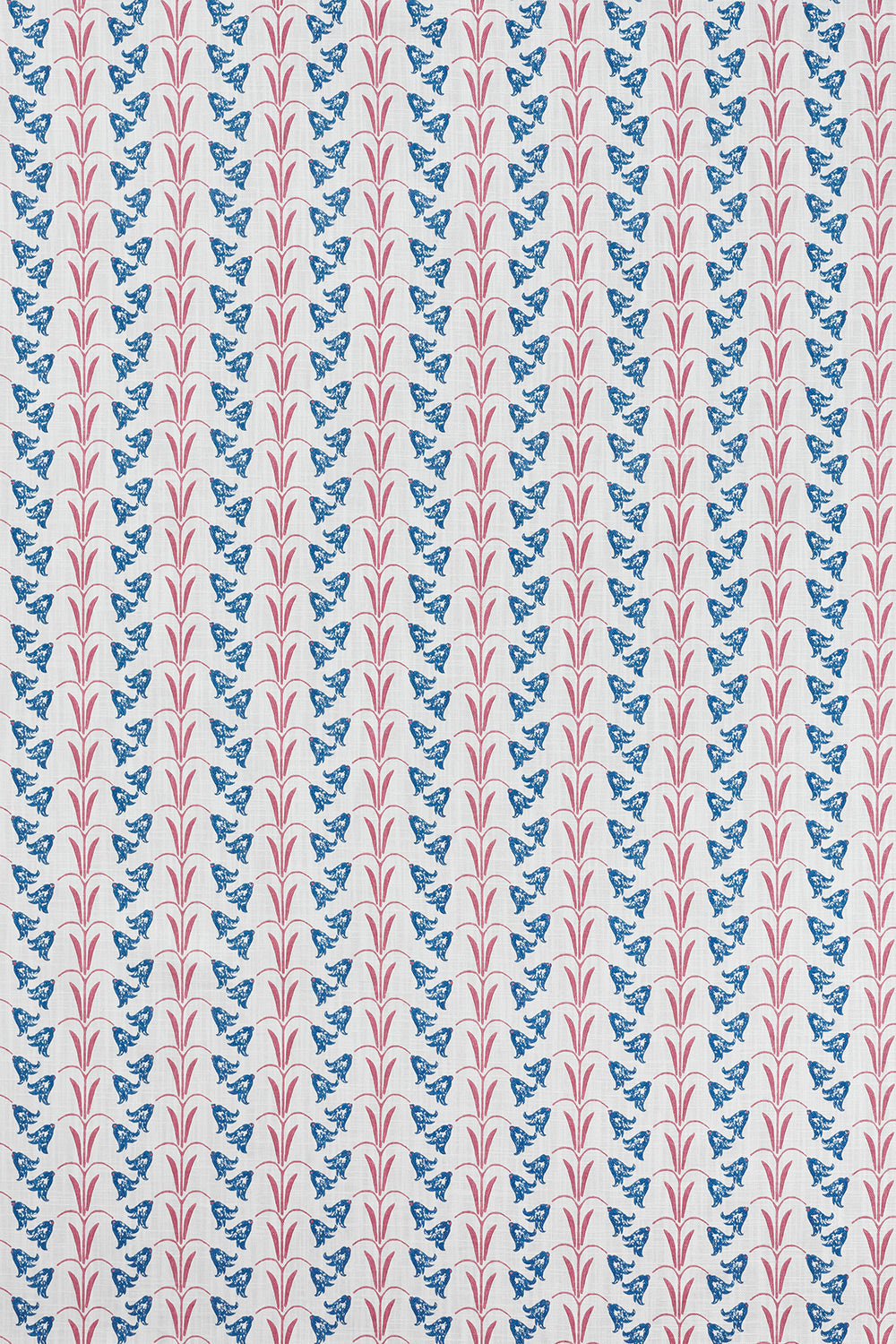 Bluebells Fabric in Blue / Raspberry by Barneby Gates