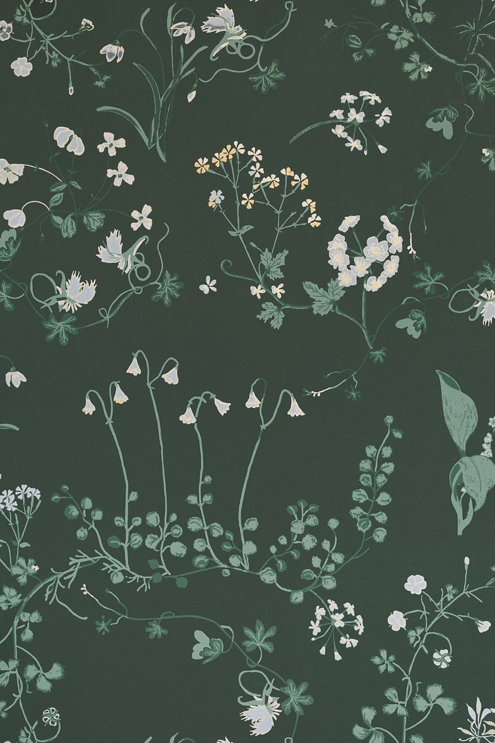Botanica Wallpaper Collaboration With Willow Crossley in Woodland Green by Barneby Gates