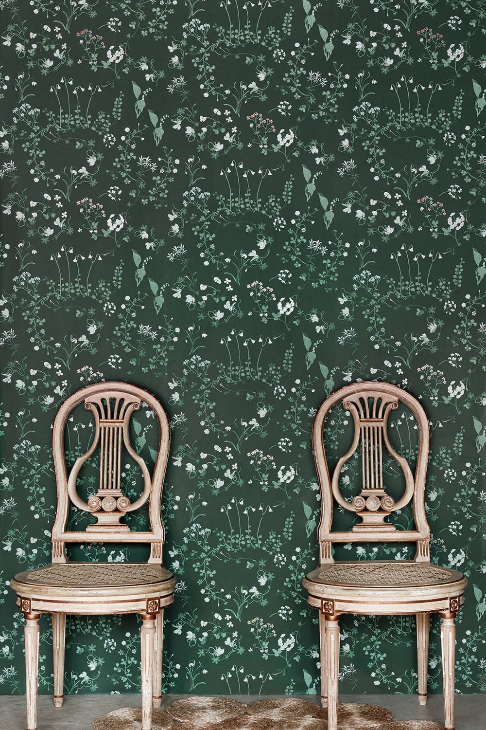 Botanica Wallpaper Collaboration With Willow Crossley in Woodland Green by Barneby Gates