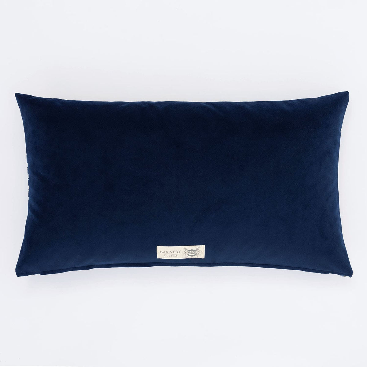 Chevron Cushion in Ink Blue by Barneby Gates