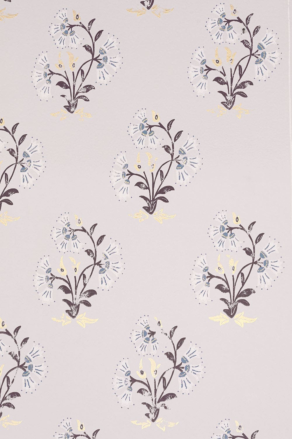 Maharani Block Print Wallpaper Collaboration With Willow Crossley in Rajasthani Plaster by Barneby Gates