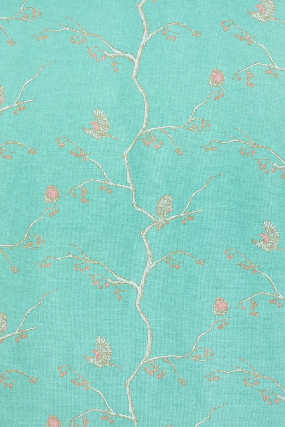 The English Robin Fabric in Jade by Barneby Gates
