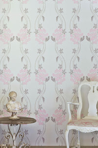 Autumn Berry Wallpaper in Vintage Pink by Barneby Gates